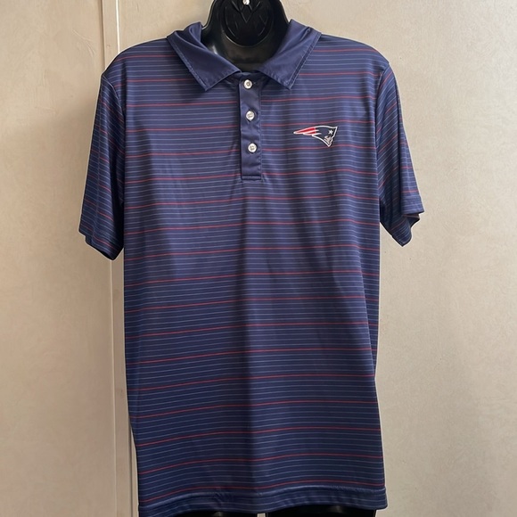 New England‎ patriot NFL SMALL POLO SHIRT NWOT SMOKE FREE HOME. - Picture 1 of 7